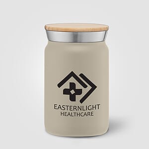 Nordic - 9 oz. Double Wall Copper-Lined Stainless Steel Tumbler with Bamboo Lid