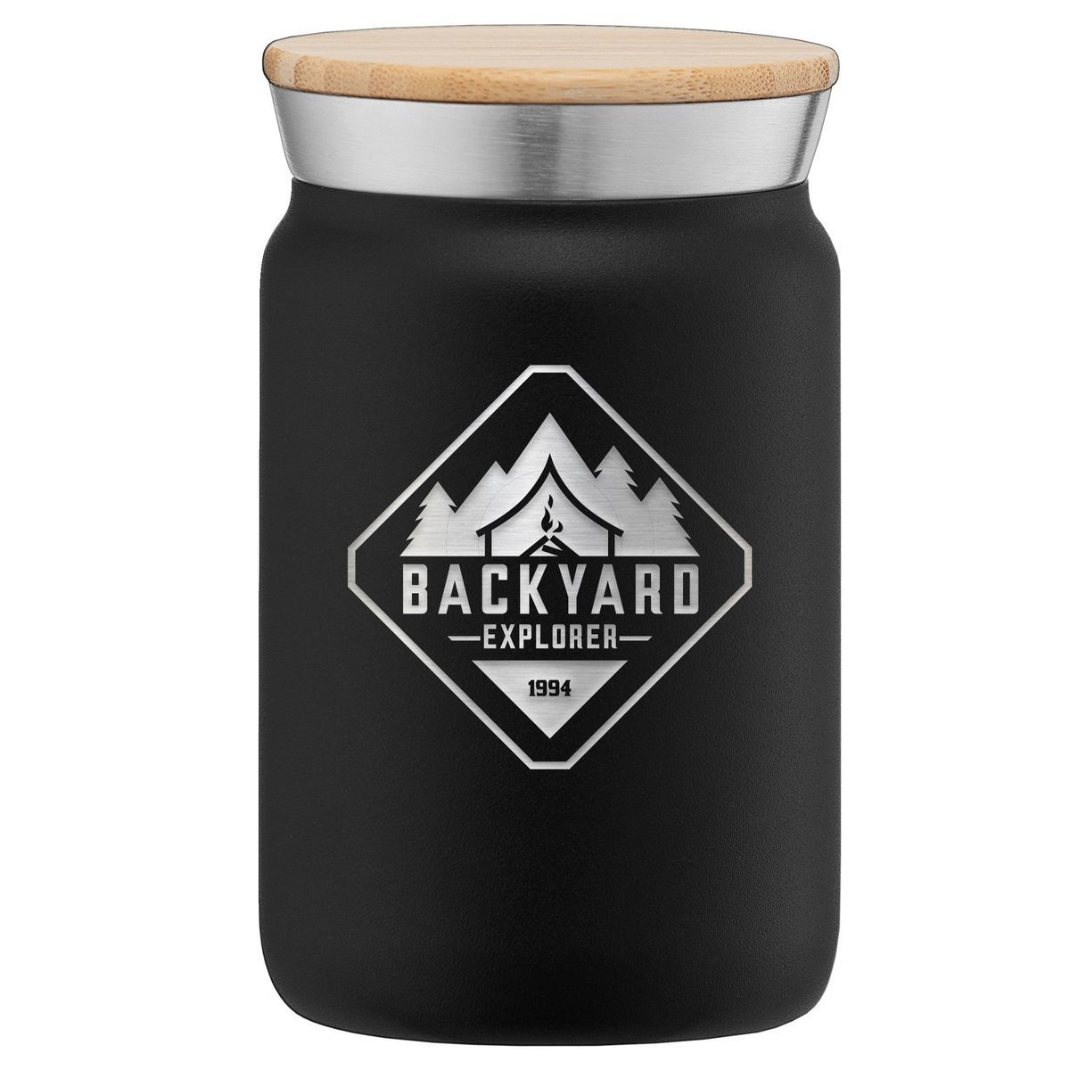 Nordic - 9 oz. Double Wall Copper-Lined Stainless Steel Tumbler with Bamboo Lid