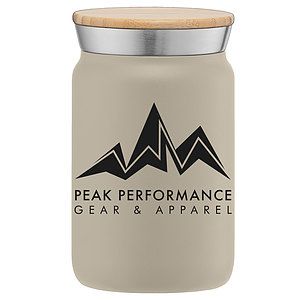 Nordic - 9 oz. Double Wall Copper-Lined Stainless Steel Tumbler with Bamboo Lid