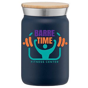 Nordic - 9 oz. Double Wall Copper-Lined Stainless Steel Tumbler with Bamboo Lid