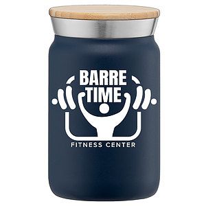 Nordic - 9 oz. Double Wall Copper-Lined Stainless Steel Tumbler with Bamboo Lid