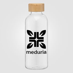Strom - 22 oz. RPET Water Bottle with Bamboo Lid