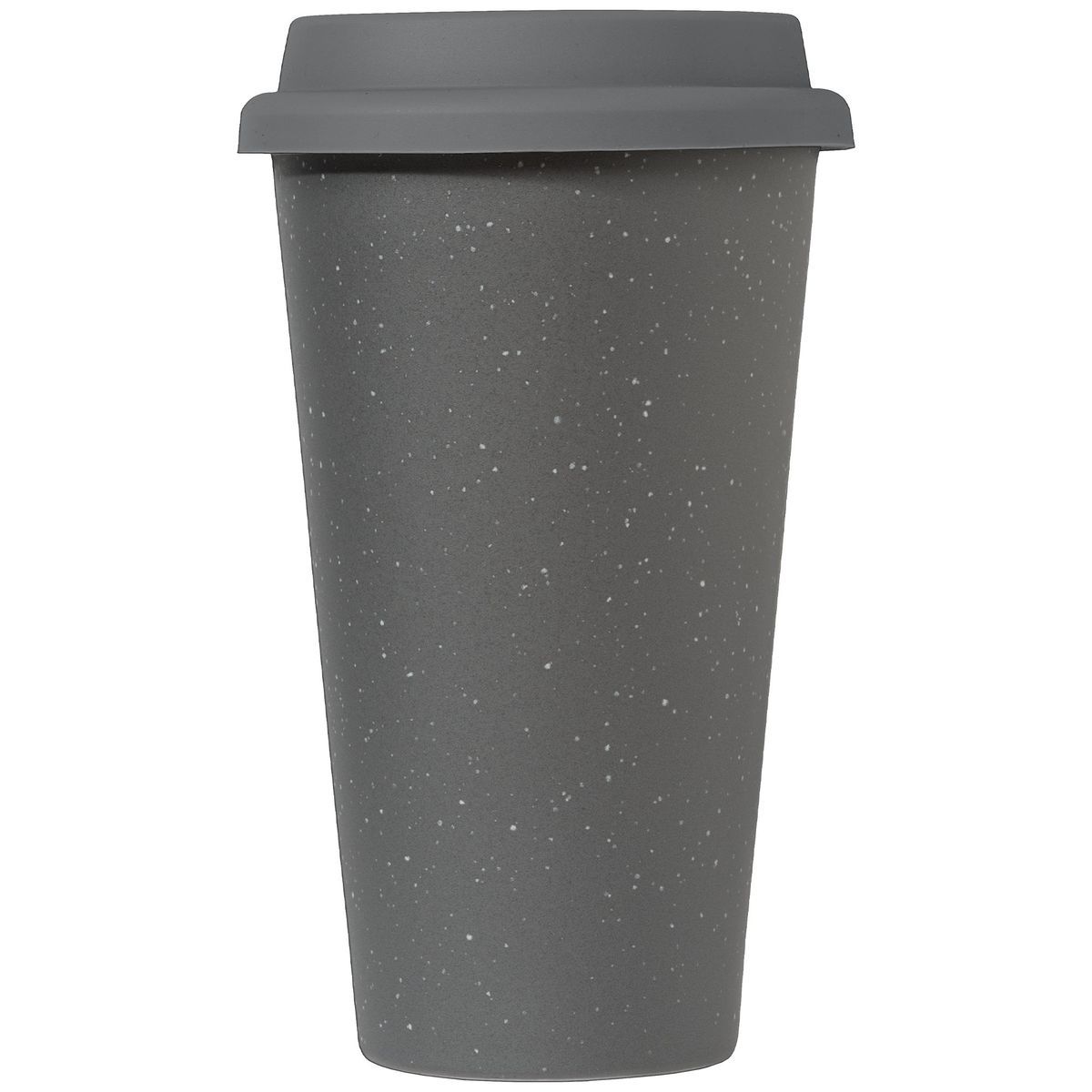 Equator - 9 oz. Double Wall Ceramic Tumbler with Silicone Lid