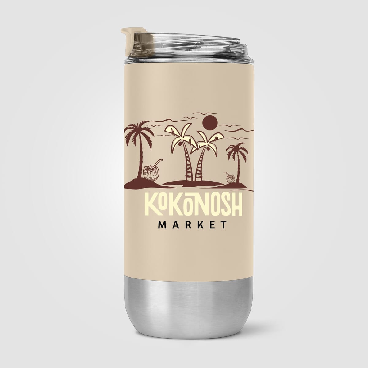 Glacier - 16 oz. Double-Wall Recycled Stainless Steel Tumbler