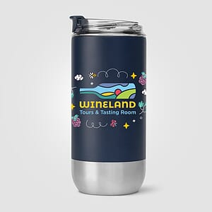 Glacier - 16 oz. Double-Wall Recycled Stainless Steel Tumbler