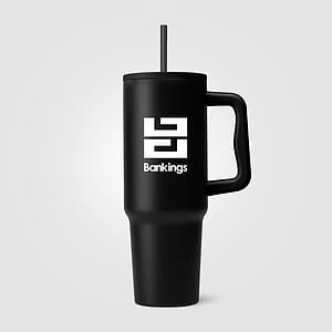 Polar Pro - 40 oz. Double-Wall Recycled Stainless Steel Tumbler with Straw
