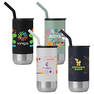 Atlantis - 16 oz. Double Wall Tumbler - Stainless with Recycled RPP Inner