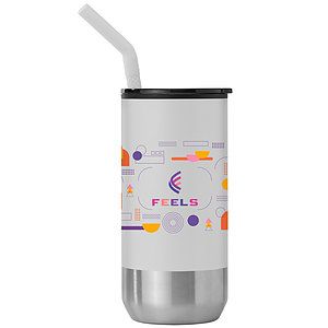 Atlantis - 16 oz. Double Wall Tumbler - Stainless with Recycled RPP Inner