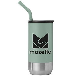 Atlantis - 16 oz. Double Wall Tumbler - Stainless with Recycled RPP Inner