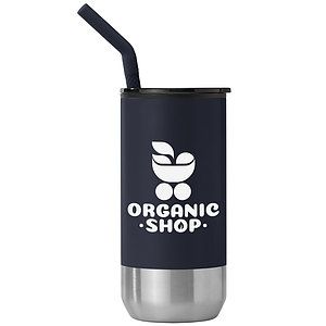 Atlantis - 16 oz. Double Wall Tumbler - Stainless with Recycled RPP Inner