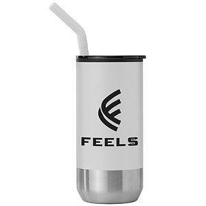 Atlantis - 16 oz. Double Wall Tumbler - Stainless with Recycled RPP Inner