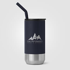 Atlantis - 16 oz. Double Wall Tumbler - Stainless with Recycled RPP Inner