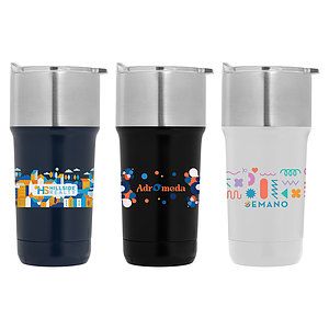 Optimus - 20 oz. Double Wall Recycled Stainless Tumbler with Ceramic Interior