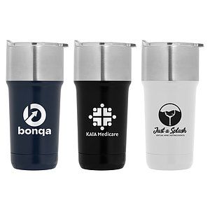 Optimus - 20 oz. Double Wall Recycled Stainless Tumbler with Ceramic Interior