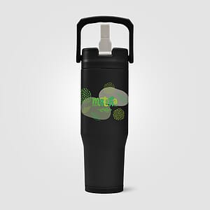 Polar Duo - 32 oz. Double-Wall Recycled Stainless Steel Tumbler with Storage Base