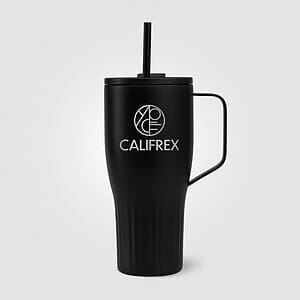 Majesty Recycled Stainless Steel Straw Tumbler - 30 oz.