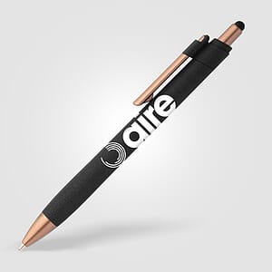 York Recycled Plastic Bronze Trim Stylus Ballpoint Pen