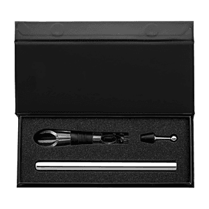 Neve Recycled Stainless Steel Wine Chiller Set & Gift Box  - 2 pcs