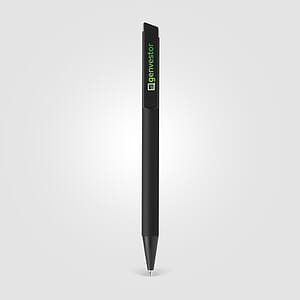 Volos Recycled Aluminum Ballpoint Pen - Imprint on CLIP