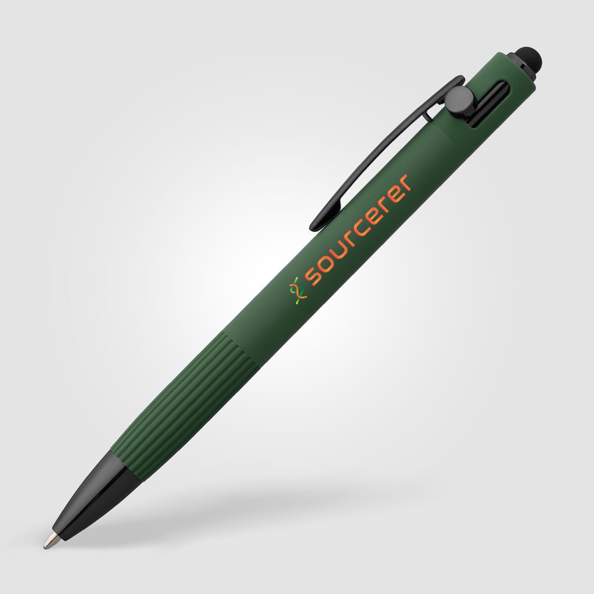 Saga Recycled Aluminum Bolt Action Stylus Pen