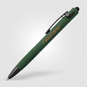 Saga Recycled Aluminum Bolt Action Stylus Pen