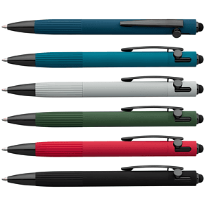 Saga Recycled Aluminum Bolt Action Stylus Pen