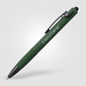 Saga Recycled Aluminum Bolt Action Stylus Pen
