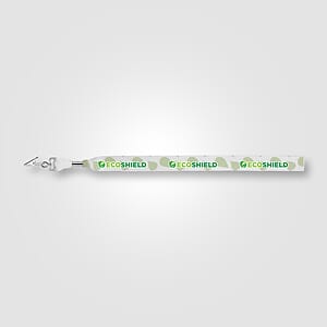 Zevi rPET Bulldog Clip Lanyard - 36" x 1" 
