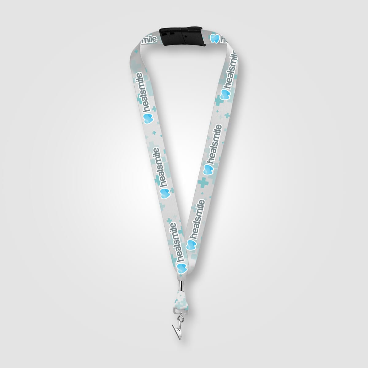Zevi rPET Bulldog Clip Lanyard - 36" x 1"
