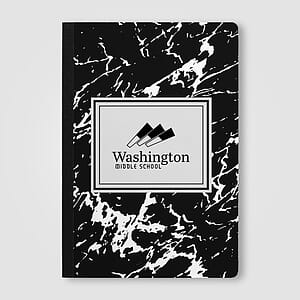 Slate FSC Paper Marble Hardcover Composition Notebook – A5