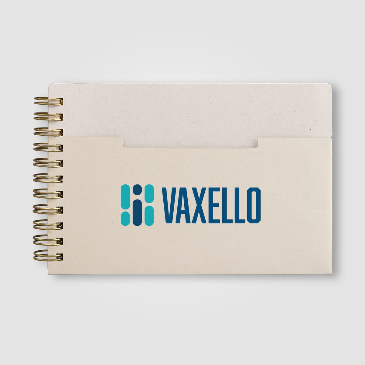 Lino FSC Paper Spiral Binding Horizontal Pocket Notebook - A6