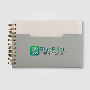 Lino FSC Paper Spiral Binding Horizontal Pocket Notebook - A6
