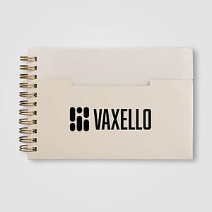 Lino FSC Paper Spiral Binding Horizontal Pocket Notebook - A6