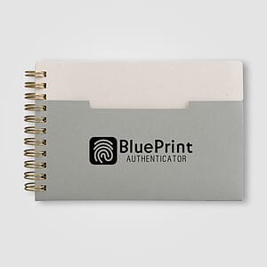 Lino FSC Paper Spiral Binding Horizontal Pocket Notebook - A6