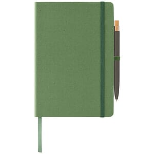 Terra Recycled Milk Carton Hard Cover A5 Notebook & Reborn Pen Set