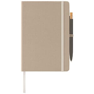 Terra Recycled Milk Carton Hard Cover A5 Notebook & Reborn Pen Set