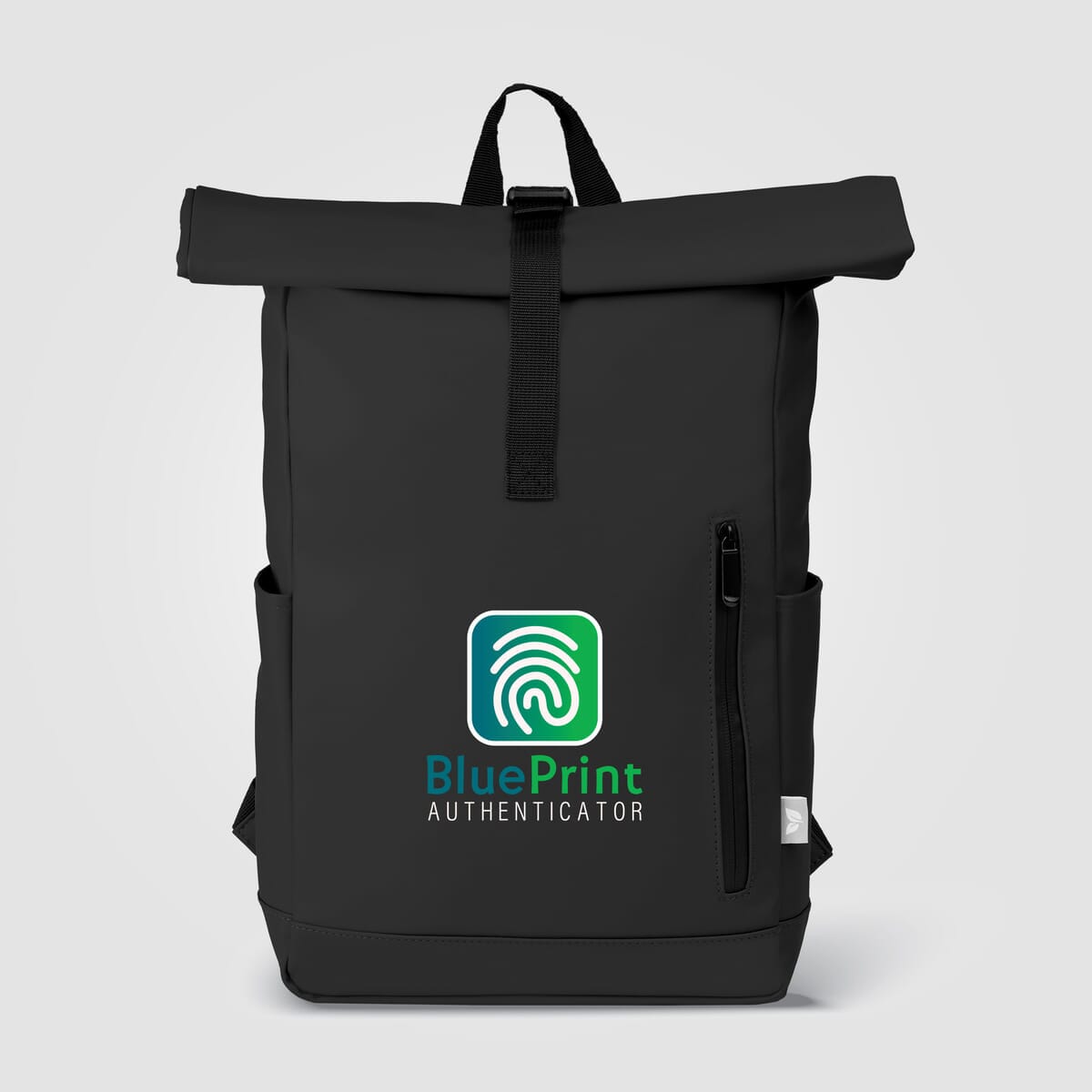 Malmö rPET  Waterproof Zipper 15-Inch Laptop Rolltop Backpack – 12L