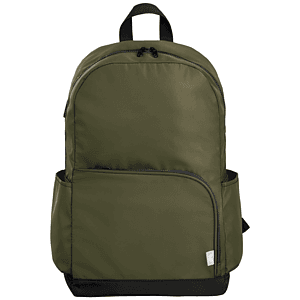 Kora rPET Dual Pocket Gold-Zip 15 Inch Laptop Backpack - 20L