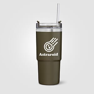 Rime Recycled Stainless Steel Double Wall Leakproof  Straw Tumbler - 25oz