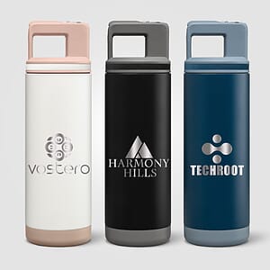 Grosche Alpine Stainless Steel Removable Straw Flip n' Sip Bottle - 20oz