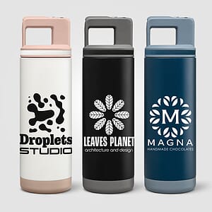 Grosche Alpine Stainless Steel Removable Straw Flip n' Sip Bottle - 20oz