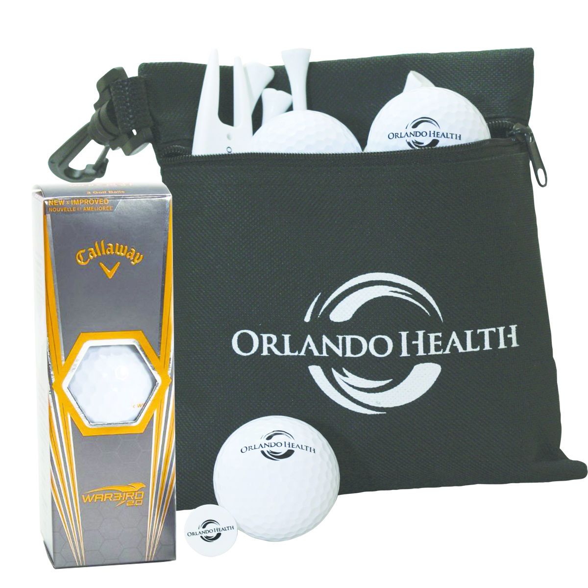 Zipper bag golf pack Brandextenders