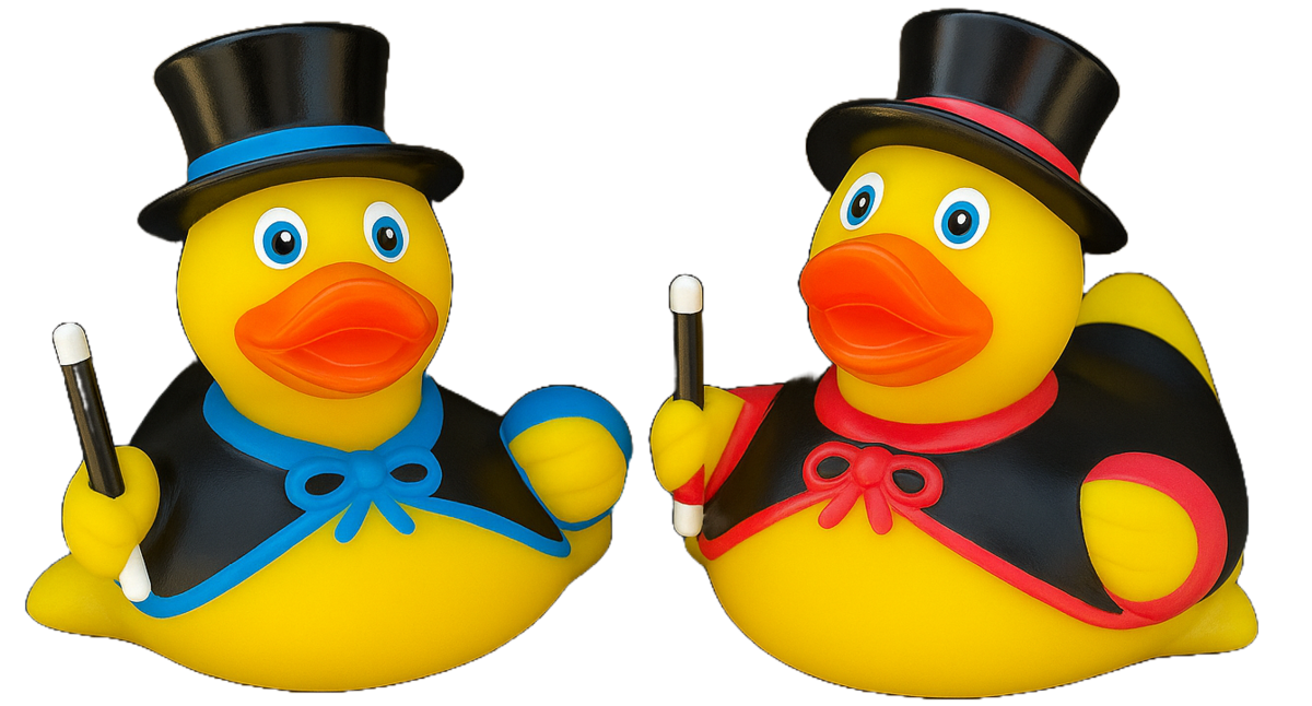 Custom Mysterious Magician Rubber Duck Personalized With Your Logo | 50 ...