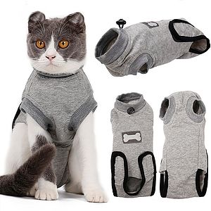 Cat Recovery Suit for Abdominal Wounds and Skin Diseases