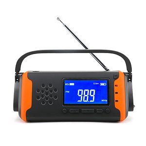 Emergency NOAA Weather Crank Solar Powered Portable Radio