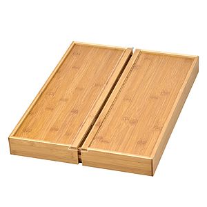 Cutlery Tray with 7 Compartments Flatware Organizer