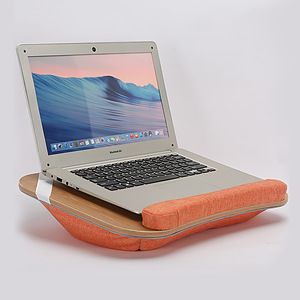 Lap Desk with Phone Holder Elastic band and Device Ledge