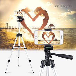 Camera Tripod with Carry Bag, Lightweight Travel Aluminum