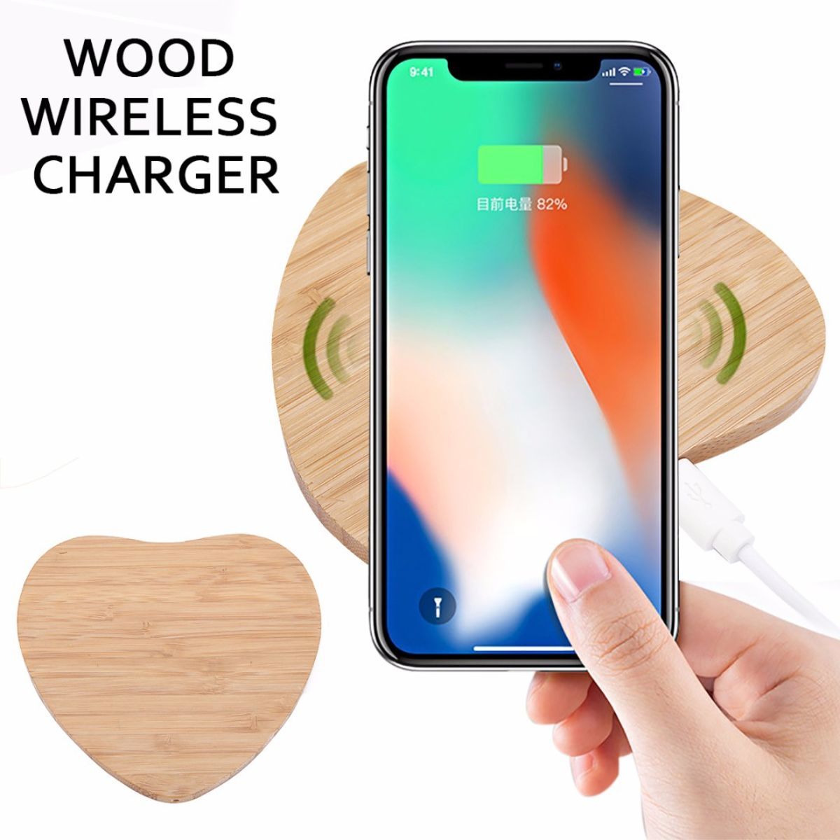 Qi-Certified Fast Wireless Charging Pad