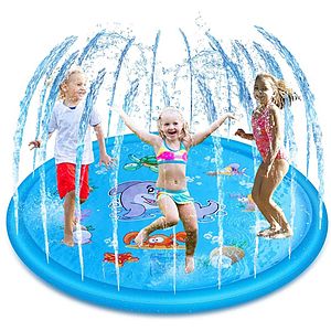 Splash Pad for Kids, Sprinkler Outdoor Summer Swimming Toys